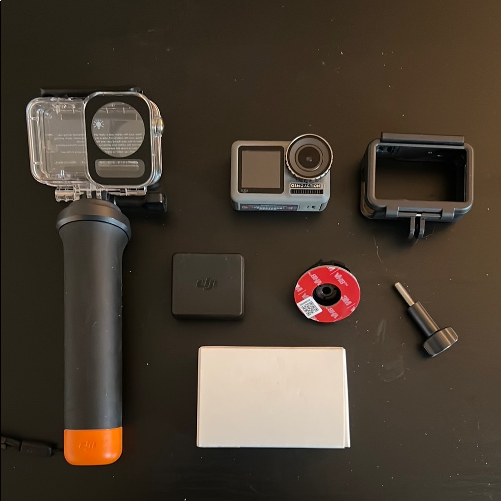 DJI Camera Kit with Black and Orange Handle